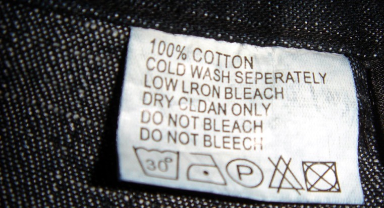 Entendendo as etiquetas nas roupas